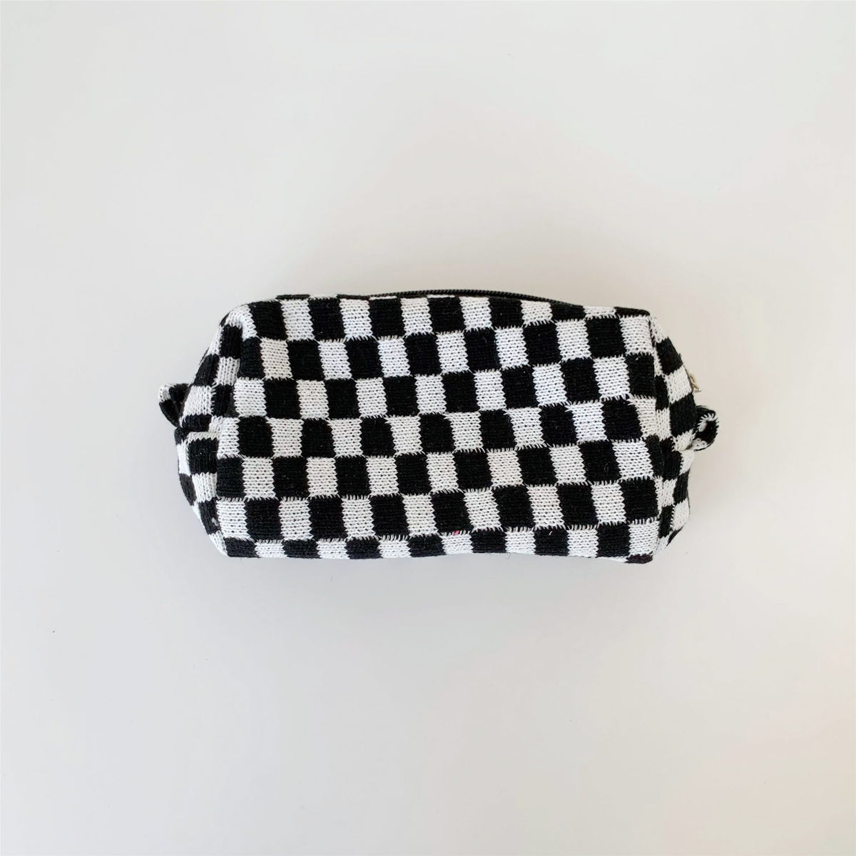 Checkered Pattern Cosmetic Pouch ∙ Trendy Handmade Custom Jewelry &  Accessories from Thirteen by Lyndsey – Thirteen by Lyndsey LLC