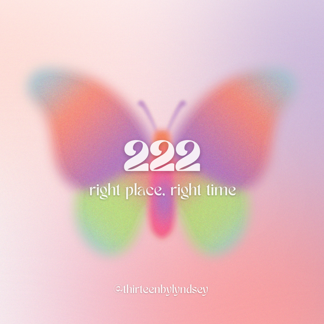 butterfly 22 sticker - angel number sticker - trendy stickers - 222 sticker - angel number stickers