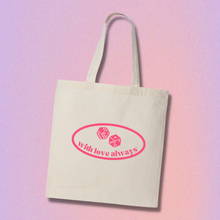 Load image into Gallery viewer, have a good day tote bag in pink - tote bags for school - tote bags to wear to class - tote bags for high school
