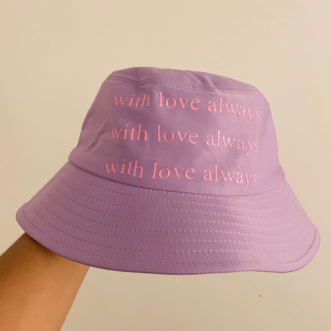 Purple With Love Always Bucket Hat