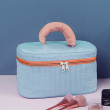Load image into Gallery viewer, cosmetic case for travel - makeup bag - everyday makeup case - everyday travel case

